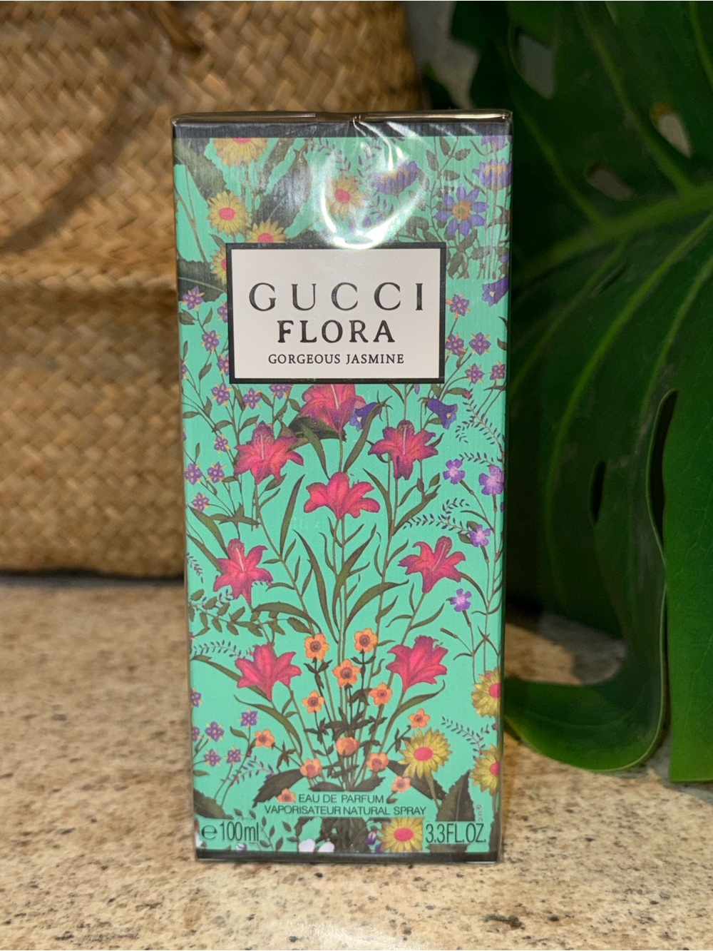 Gucci Black Packaging with White Barcode Label